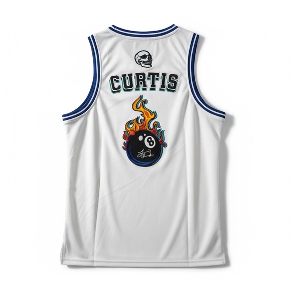 Dead Presidents Nostalgia White and Blue Kids Jersey - Picture 2 of 4